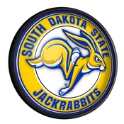 South Dakota State Jackrabbits: Mascot - Round Slimline Lighted Wall Sign, NCSDSU-130-02