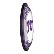 TCU Horned Frogs: Round Slimline Lighted Wall Sign, NCTCUH-130-01