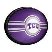 TCU Horned Frogs: Oval Slimline Lighted Wall Sign, FNB-NCTCUH-140-01A