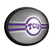 TCU Horned Frogs: Oval Slimline Lighted Wall Sign, FNB-NCTCUH-140-01A