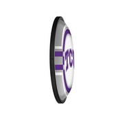 TCU Horned Frogs: Oval Slimline Lighted Wall Sign, FNB-NCTCUH-140-01A
