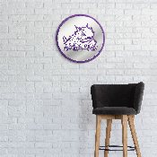 TCU Horned Frogs: Mascot - Modern Disc Mirrored Wall Sign, NCTCUH-235-02