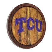 TCU Horned Frogs: "Faux" Barrel Top Sign, NCTCUH-240-01