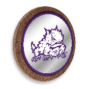 TCU Horned Frogs: Mascot - "Faux" Barrel Top Mirrored Wall Sign, NCTCUH-245-02