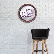 TCU Horned Frogs: Mascot - "Faux" Barrel Top Mirrored Wall Sign, NCTCUH-245-02