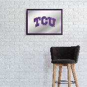TCU Horned Frogs: Framed Mirrored Wall Sign, NCTCUH-265-01