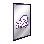TCU Horned Frogs: Mascot - Framed Mirrored Wall Sign, NCTCUH-275-01