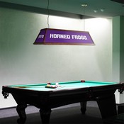 TCU Horned Frogs: Premium Wood Pool Table Light, NCTCUH-330-01