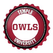 Temple Owls: Bottle Cap Wall Sign, NCTEMP-210-01B