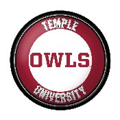 Temple Owls: Owls - Modern Disc Wall Sign, NCTEMP-230-01