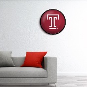 Temple Owls: Logo - Modern Disc Wall Sign, FNB-NCTEMP-230-02A
