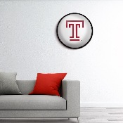 Temple Owls: Logo - Modern Disc Wall Sign, FNB-NCTEMP-230-02A