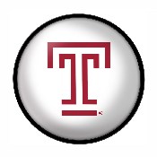 Temple Owls: Logo - Modern Disc Wall Sign, FNB-NCTEMP-230-02A