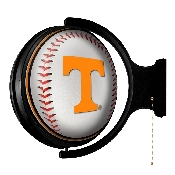 Tennessee Volunteers: Baseball - Round Rotating Lighted Wall Sign, NCTENN-115-31