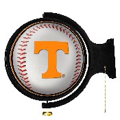 Tennessee Volunteers: Baseball - Round Rotating Lighted Wall Sign, NCTENN-115-31