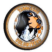 Tennessee Volunteers: Mascot - Round Slimline Lighted Wall Sign, NCTENN-130-02