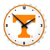 Tennessee Volunteers: Bottle Cap Lighted Wall Clock, NCTENN-545-01