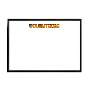 Tennessee Volunteers: Framed Dry Erase Wall Sign