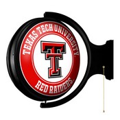 Texas Tech Red Raiders Rotating Illuminated Team Spirit Wall Sign-Round, FNB-NCTTRR-115
