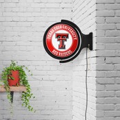 Texas Tech Red Raiders Rotating Illuminated Team Spirit Wall Sign-Round, FNB-NCTTRR-115