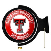 Texas Tech Red Raiders Rotating Illuminated Team Spirit Wall Sign-Round, FNB-NCTTRR-115