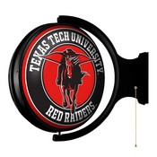 Texas Tech Red Raiders Rotating Illuminated Team Spirit Wall Sign-Round, FNB-NCTTRR-115