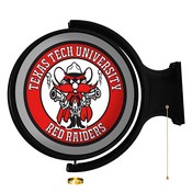 Texas Tech Red Raiders Rotating Illuminated Team Spirit Wall Sign-Round, FNB-NCTTRR-115