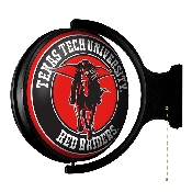 Texas Tech Red Raiders: Double Sided Original Round Rotating Lighted Wall Sign, NCTTRR-115-05