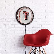 Texas Tech Red Raiders: Baseball - Slimline Lighted Wall Sign, NCTTRR-130-31
