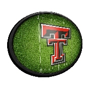 Texas Tech Red Raiders: On the 50 - Oval Slimline Lighted Wall Sign, NCTTRR-140-22