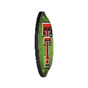 Texas Tech Red Raiders: On the 50 - Oval Slimline Lighted Wall Sign, NCTTRR-140-22