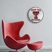 Texas Tech Red Raiders Team Spirit Bottle Cap Wall Sign FNB-NCTTRR-210