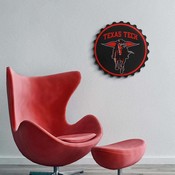 Texas Tech Red Raiders Team Spirit Bottle Cap Wall Sign FNB-NCTTRR-210