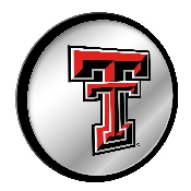 Texas Tech Red Raiders: Modern Disc Mirrored Wall Sign, NCTTRR-235-01