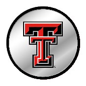 Texas Tech Red Raiders: Modern Disc Mirrored Wall Sign, NCTTRR-235-01