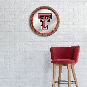 Texas Tech Red Raiders: Mirrored Barrel Top Mirrored Wall Sign, NCTTRR-245-01