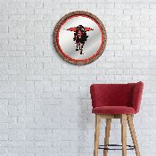 Texas Tech Red Raiders: Mascot - Mirrored Barrel Top Mirrored Wall Sign, NCTTRR-245-02