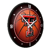Texas Tech Red Raiders: Basketball - Modern Disc Wall Clock, NCTTRR-510-11