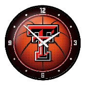 Texas Tech Red Raiders: Basketball - Modern Disc Wall Clock, NCTTRR-510-11