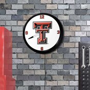 Texas Tech Red Raiders 19" LED Team Spirit Clock, FNB-NCTTRR-550