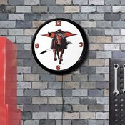 Texas Tech Red Raiders 19" LED Team Spirit Clock, FNB-NCTTRR-550