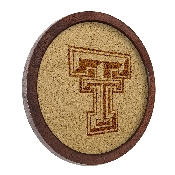 Texas Tech Red Raiders: Logo - "Faux" Barrel Framed Cork Board, FNB-NCTTRR-632-01A