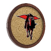 Texas Tech Red Raiders: "Faux" Barrel Framed Cork Board, FNB-NCTTRR-632-02A