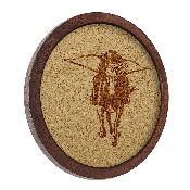 Texas Tech Red Raiders: "Faux" Barrel Framed Cork Board, FNB-NCTTRR-632-02A