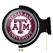 Texas A&M Aggies: Original Round Rotating Lighted Wall Sign, NCTXAM-115-01