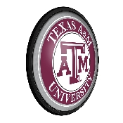 Texas A&M Aggies: Round Slimline Lighted Wall Sign, NCTXAM-130-01