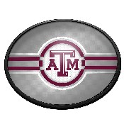 Texas A&M Aggies: Oval Slimline Lighted Wall Sign, FNB-NCTXAM-140-01A