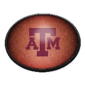 Texas A&M Aggies: Pigskin - Oval Slimline Lighted Wall Sign, NCTXAM-140-21