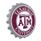 Texas A&M Aggies: Bottle Cap Wall Sign, NCTXAM-210-01