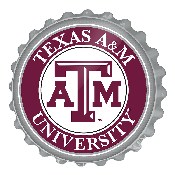 Texas A&M Aggies: Bottle Cap Wall Sign, NCTXAM-210-01